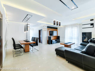 dom jednorodzinny Lublin, Auraprojekt Auraprojekt Modern living room