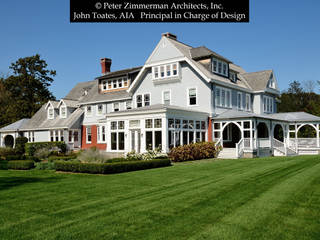 Queen Anne Addition & Renovation - Westport, CT, John Toates Architecture and Design John Toates Architecture and Design Rumah Klasik