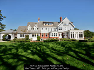 Queen Anne Addition & Renovation - Westport, CT, John Toates Architecture and Design John Toates Architecture and Design Classic style houses