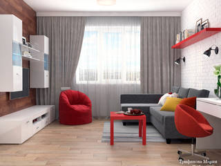 Однокомнатная квартира в Обнинске, Мария Трифанова Мария Трифанова Living room