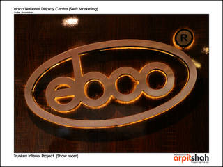 ebco Showroom @ Thaltej, SG Mall, ARPIT SHAH PROJECTS OPC PVT LTD. ARPIT SHAH PROJECTS OPC PVT LTD.
