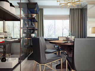 Green Gray, KAPRANDESIGN KAPRANDESIGN Dining room لکڑی Green