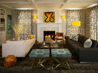 Cherry Creek Home, Andrea Schumacher Interiors Andrea Schumacher Interiors Soggiorno eclettico