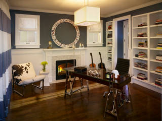 Cherry Creek Home, Andrea Schumacher Interiors Andrea Schumacher Interiors Eclectic style study/office