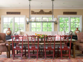 Home of the Year, Andrea Schumacher Interiors Andrea Schumacher Interiors Ruang Makan Klasik