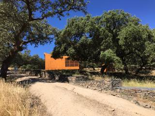 Edificacion Prefabricada como Centro de recepcion en Villa Romana de Nertoriga (Fregenal de la Sierra)Badajoz, ARUP4 ARUP4 商業空間