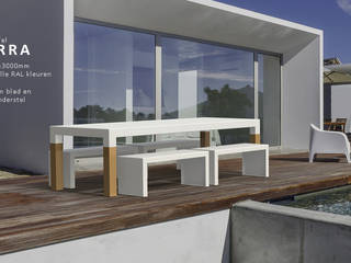 table 'BORRA', PRODUCTLAB we create PRODUCTLAB we create Modern dining room Aluminium/Zinc