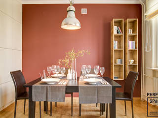 Mieszkanie dla singla, Perfect Space Perfect Space Modern dining room