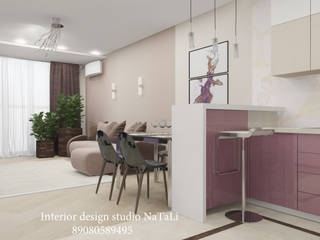 Дизайн интерьера, Студия дизайна Натали Студия дизайна Натали Moderne Wohnzimmer