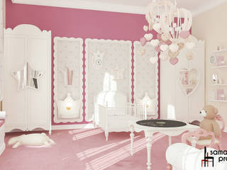 "Мечты юной принцессы", Samarina projects Samarina projects Classic style nursery/kids room