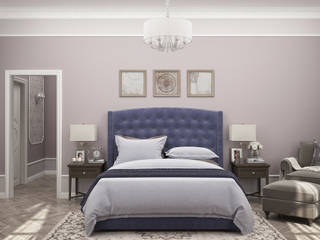 Спальня "Absolute", Студия дизайна Дарьи Одарюк Студия дизайна Дарьи Одарюк Classic style bedroom