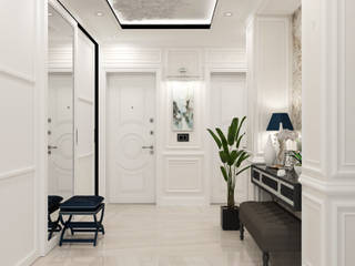 Холл "Style collection", Студия дизайна Дарьи Одарюк Студия дизайна Дарьи Одарюк Classic style corridor, hallway and stairs