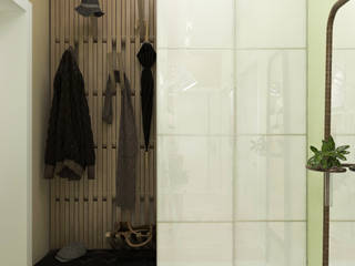 Коридор "Mojito", Студия дизайна Дарьи Одарюк Студия дизайна Дарьи Одарюк Eclectic style corridor, hallway & stairs