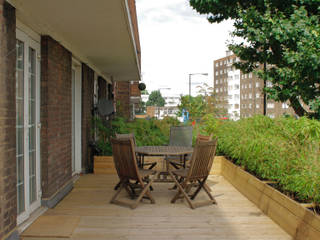 New Decking and Planting for a London Terrace, Cowen Garden Design Cowen Garden Design