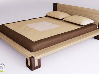 Come arredare la camera da letto con mobili bicolore, Arpel Arpel Asian style bedroom