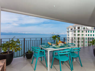 ALBAGO ESTATES, SINDO OUTDOOR SINDO OUTDOOR Modern balcony, veranda & terrace Aluminium/Zinc