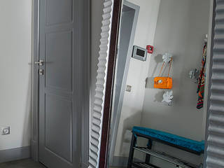 Квартира на Пырьева, Надежда Каппер Надежда Каппер Коридор, прихожая и лестница в модерн стиле