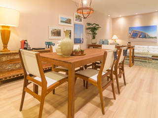 Mostra Mac Trends, Duo Arquitetura Duo Arquitetura Tropical style dining room Solid Wood Multicolored