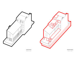 LIGHTWELL HOUSE, Emergent Design Studios Emergent Design Studios Casas modernas