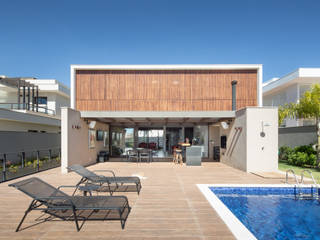 Casa LA - Esquadra Arquitetos + Yi arquitetos, Joana França Joana França Moderne Häuser Holz