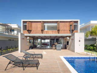 Casa LA - Esquadra Arquitetos + Yi arquitetos, Joana França Joana França Moderne Häuser Holz