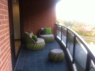 Proyecto Lagunita , THE muebles THE muebles Moderner Balkon, Veranda & Terrasse