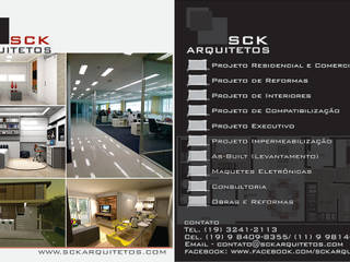 Apresentação do Nosso Escritório, SCK Arquitetos SCK Arquitetos Modern study/office