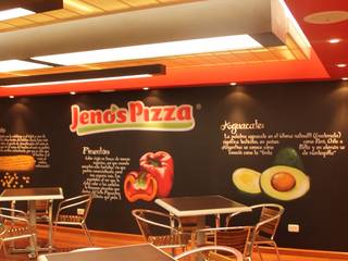 JENO'S PIZZA GOURMET / USAQUÉN / BOGOTÁ D.C / SEPT 2012, Kraft Atomo Arquitectura / Urbanismo / Paisajismo Kraft Atomo Arquitectura / Urbanismo / Paisajismo 상업공간