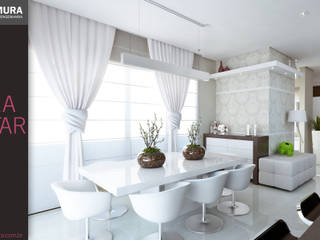 Projeto e Reforma, Rodrigo Kamimura - Arquitetura e Design Rodrigo Kamimura - Arquitetura e Design Modern dining room