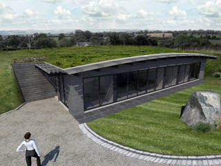 First underground umbrella house in Northern Ireland, Des Ewing Residential Architects Des Ewing Residential Architects Modern houses