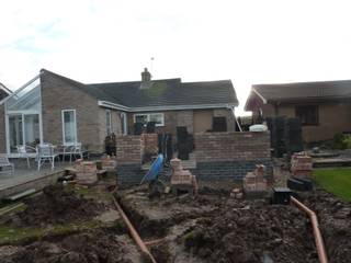 Drainage works JMAD Architecture (previously known as Jenny McIntee Architectural Design) drains,extension,en suite