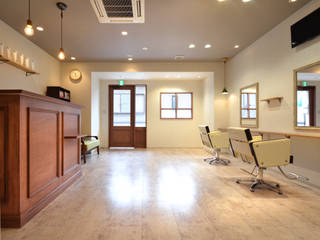 mine hair & relax, TRANSFORM 株式会社シーエーティ TRANSFORM 株式会社シーエーティ Commercial spaces