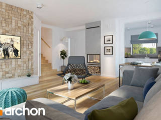 Poczuj miętę do turkusu , ArchonHome.pl ArchonHome.pl Modern living room