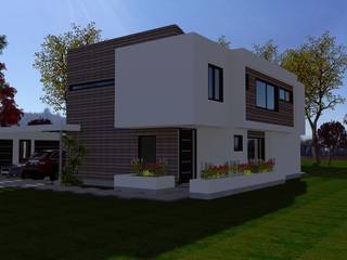 CASAS SAN JUAN DE OLIVAR, ARQvision BIM Sustainable Architecture ARQvision BIM Sustainable Architecture Дома в стиле минимализм Железо / Сталь