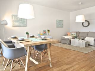Musterwohnung in Pastell , Karin Armbrust - Home Staging Karin Armbrust - Home Staging Esszimmer im Landhausstil
