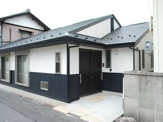 牧の家, 西川真悟建築設計 西川真悟建築設計 Azjatyckie domy Drewno O efekcie drewna