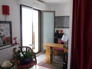 Un appartement gipsy/industriel en région parisienne, espaces & déco espaces & déco مكتب عمل أو دراسة