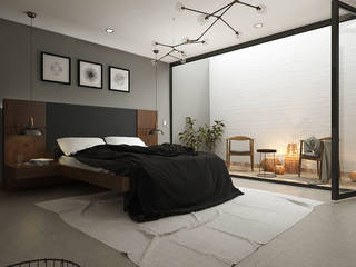 CASA ALPINE, FERAARQUITECTOS FERAARQUITECTOS Modern style bedroom