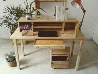 Escritorio 27, Departamento Seis Departamento Seis Рабочий кабинет Письменные столы Твердая древесина Эффект древесины