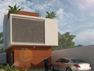 Brick House, LOFT ESTUDIO arquitectura y diseño LOFT ESTUDIO arquitectura y diseño Будинки Цегла