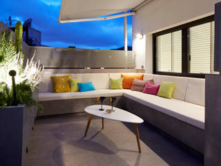 ÁTICO IVORRA, Molins Design Molins Design Balcon, Veranda & Terrasse modernes
