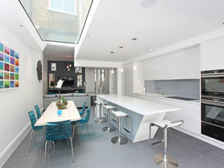 Battersea Town House, PAD ARCHITECTS PAD ARCHITECTS モダンデザインの ダイニング