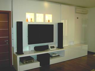 Mobili TV, DS ARREDI IN LEGNO DS ARREDI IN LEGNO Phòng khách phong cách kinh điển Gỗ Wood effect