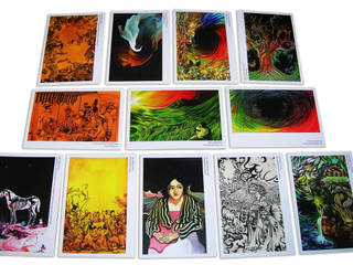 Postales de recuerdo , Katherine Aguilar Katherine Aguilar ArtePiezas de arte Papel Multicolor