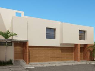 Casa Lomas Residencial, Constructora e Inmobiliaria Catarsis Constructora e Inmobiliaria Catarsis Minimalist house Bricks