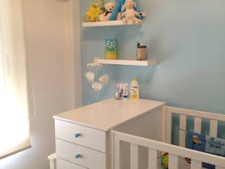 Cuarto de bebe, NB INTERIORES NB INTERIORES Minimalist nursery/kids room MDF Blue