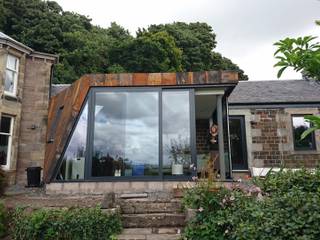 Woodend Cottage Woodside Parker Kirk Architects Modern houses Iron/Steel