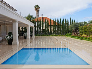 Stone covered Movable Floors, AGOR Engineering AGOR Engineering Moderne Pools