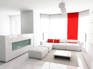 Design in style of minimalist, Арт-дизайн студия Юрия Зубенко Арт-дизайн студия Юрия Зубенко Minimalist living room