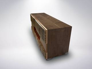 Portus Cale Sideboard, Durius_ConceptDesign Durius_ConceptDesign Moderne Wohnzimmer Holz Holznachbildung